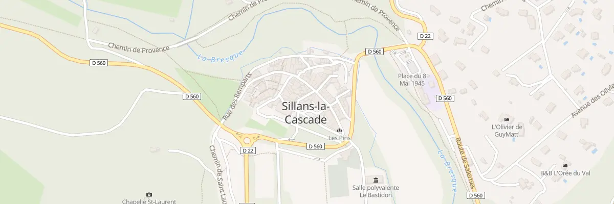 Plan du 14 Pl du Verger à Sillans-la-Cascade