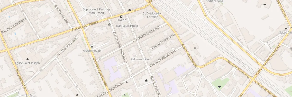 Plan du 37 Rue de Mulhouse à Nancy