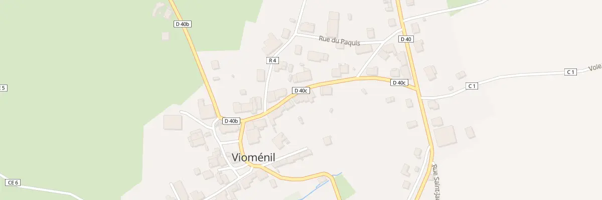 Plan du 6 Rue du Centre à Vioménil