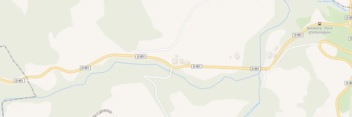 Plan du 608 Rte du Pont de Pierre à Bellaffaire