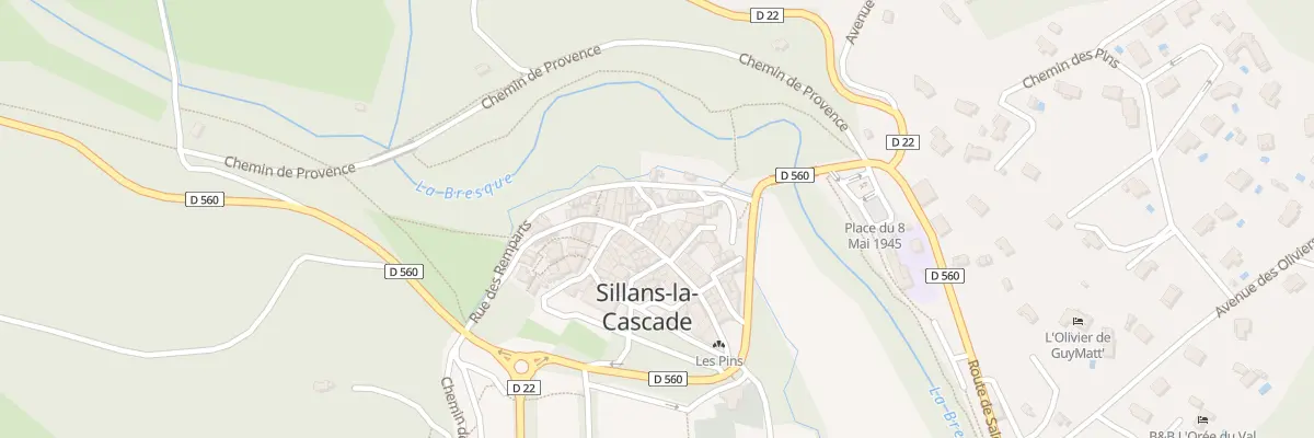 Plan du 5093 Rue de l’Abreuvoir à Sillans-la-Cascade