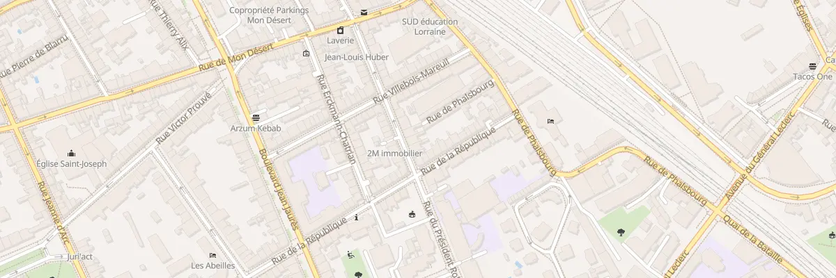 Plan du 41 Rue de Mulhouse à Nancy