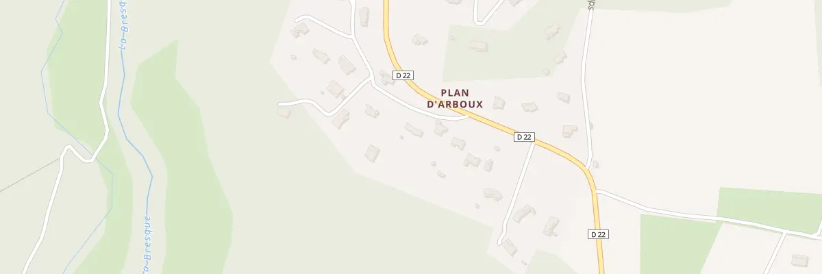 Plan du 3 Le Haut Plan d’Arboux à Sillans-la-Cascade