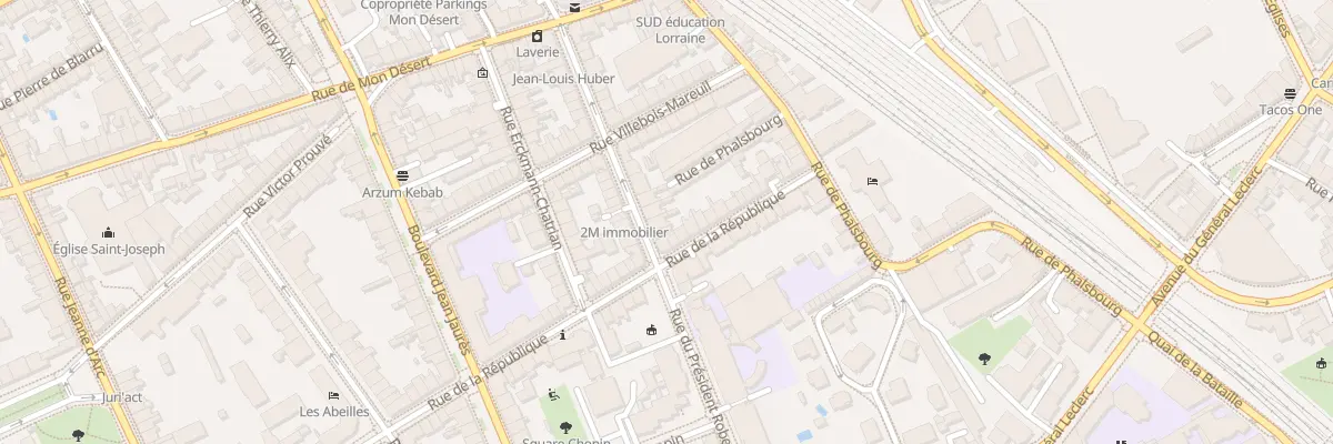 Plan du 43 Rue de Mulhouse à Nancy