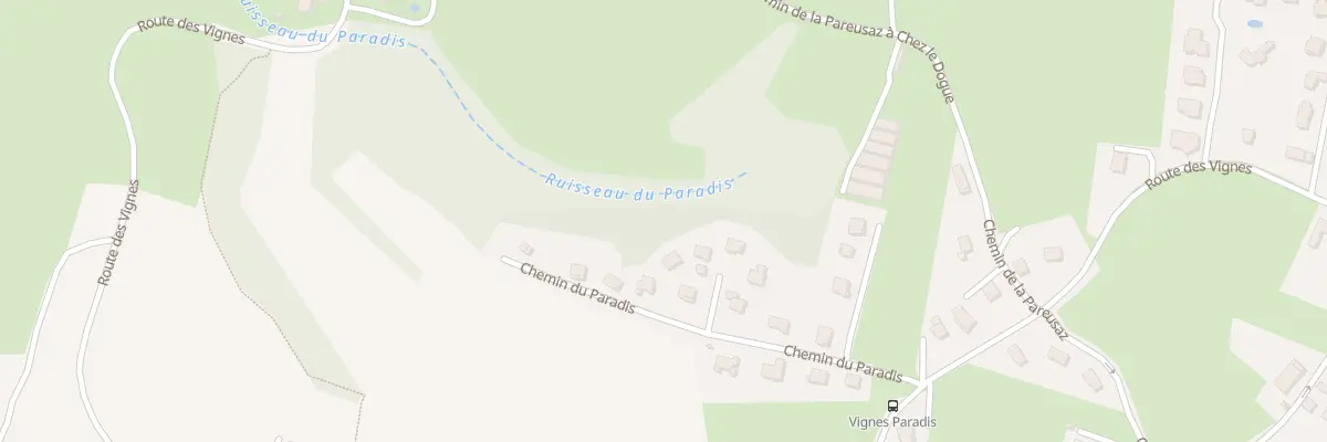 Plan du 162 Che du Paradis à Villaz