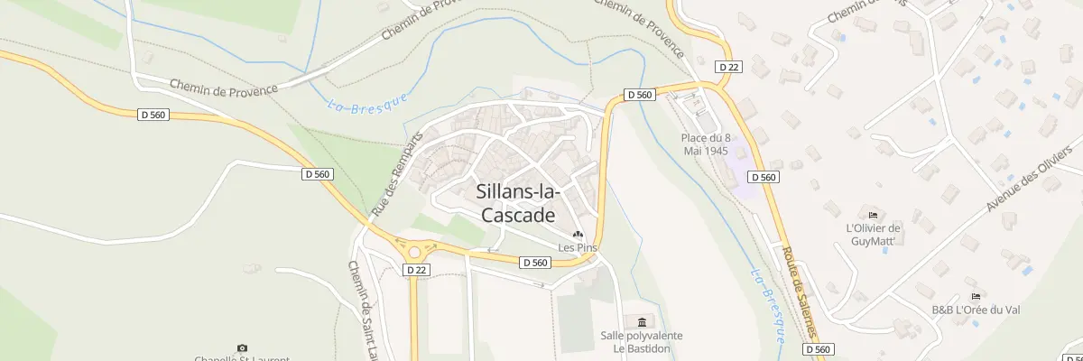 Plan du 11 Grand Rue à Sillans-la-Cascade