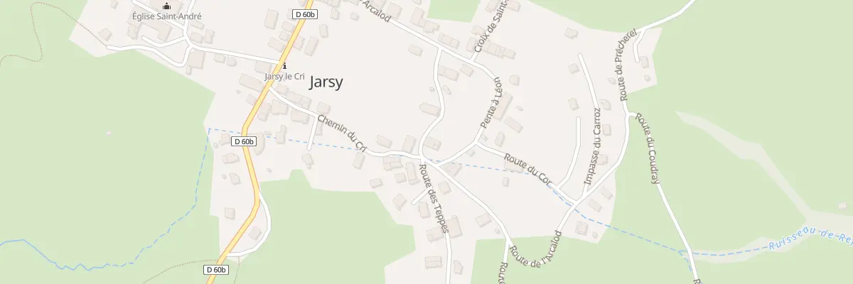 Plan du 73 Chef Lieu à Jarsy