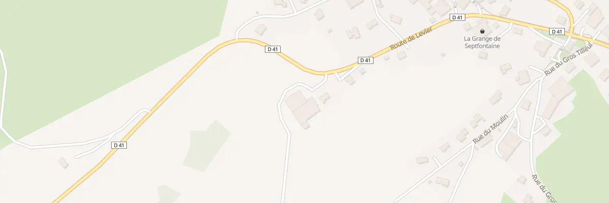 Plan du 2 Rte de Levier à Septfontaines