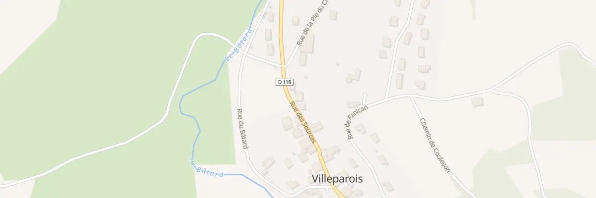 Plan du 60 Rue des Sources à Villeparois
