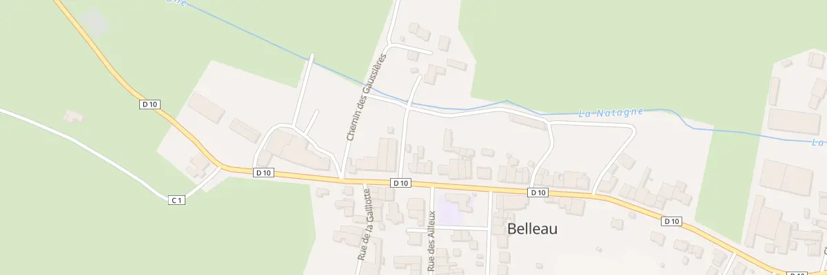 Plan du 9 Rue de la Madeleine à Belleau