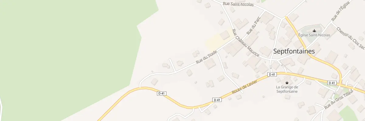 Plan du 6 Rue du Stade à Septfontaines