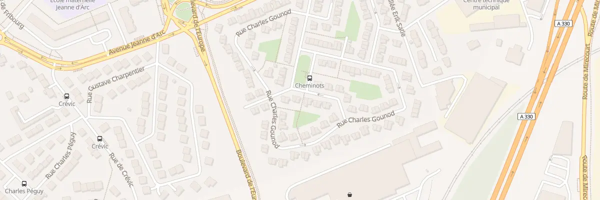 Plan du 44 Rue Emmanuel Chabrier à Vandœuvre-lès-Nancy