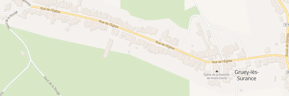 Plan du 51 Rue de l’Eglise à Gruey-lès-Surance