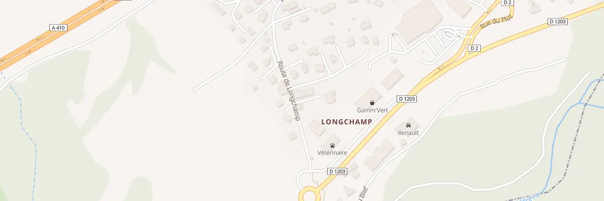 Plan du 309 Rte de Longchamp à Groisy