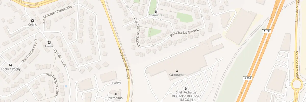 Plan du 98 Rue Charles Gounod à Vandœuvre-lès-Nancy