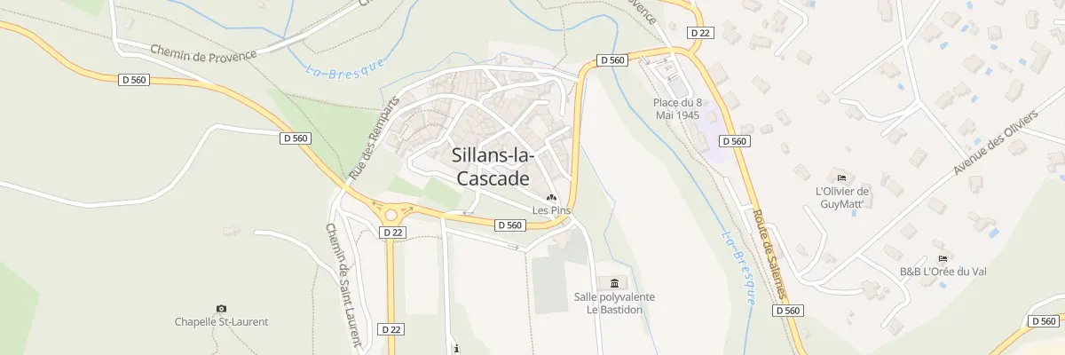 Plan du 5 Gr Grand Rue à Sillans-la-Cascade