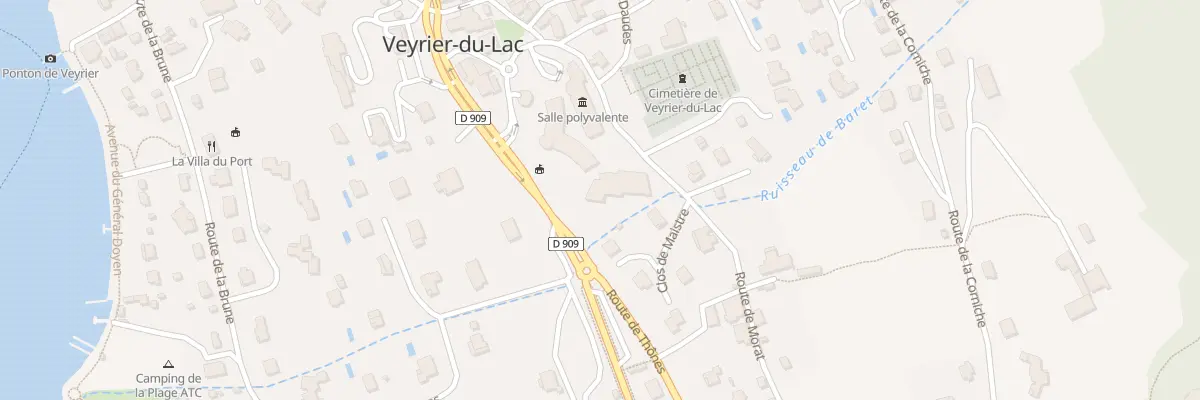 Plan du 59 Rte de Morat à Veyrier-du-Lac