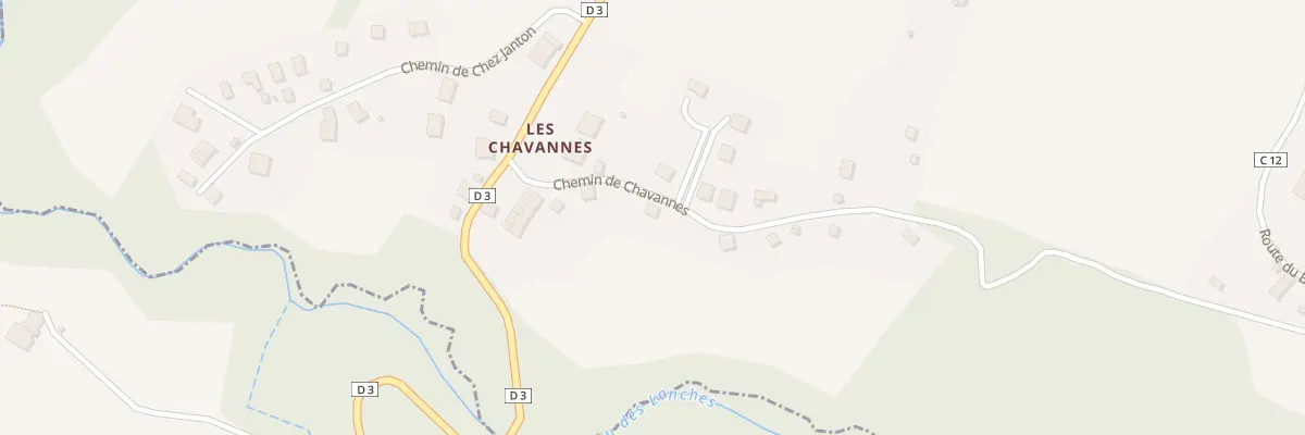 Plan du 106 Che de Chavannes à Arbusigny