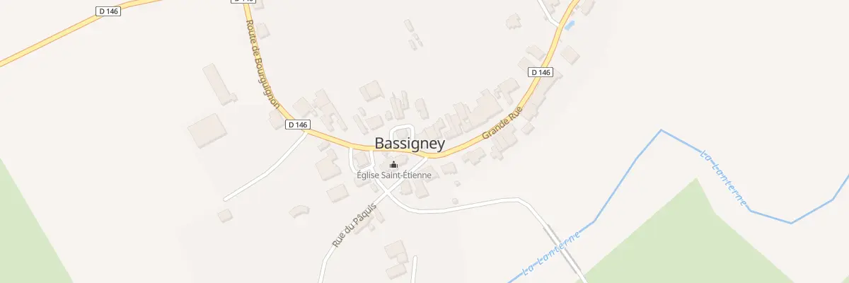 Plan du 24 Grande Rue à Bassigney