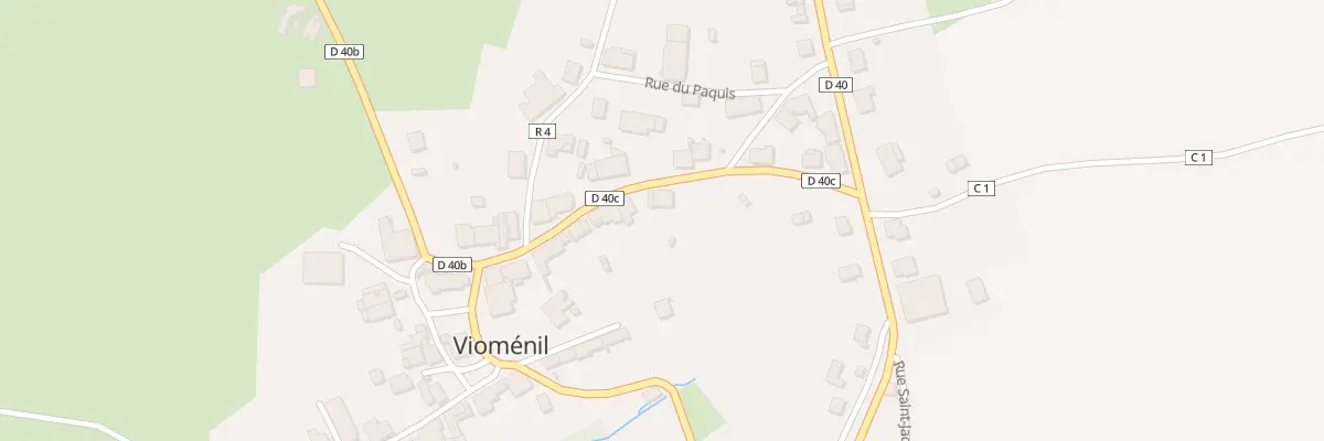 Plan du 10 Rue du Centre à Vioménil