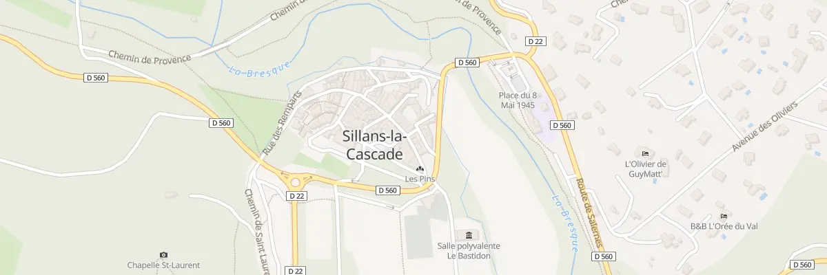 Plan du 6 Gr Grand Rue à Sillans-la-Cascade