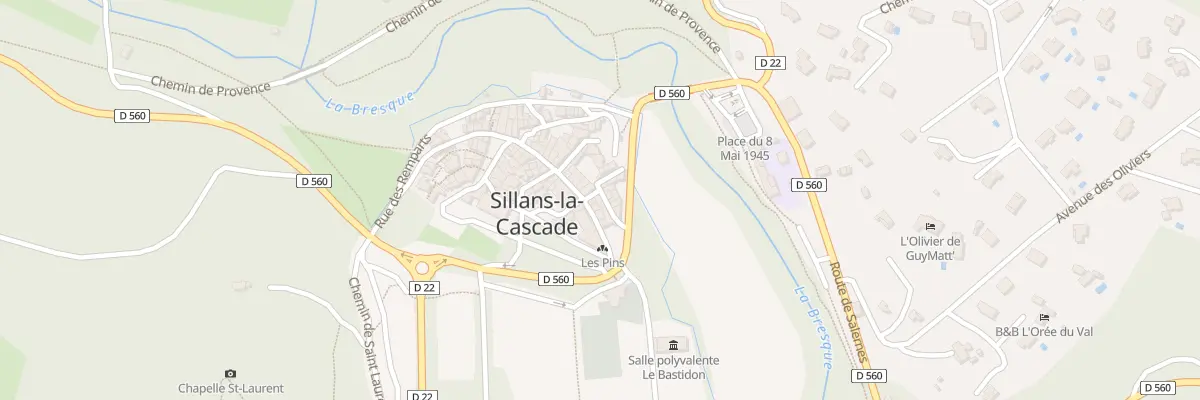 Plan du 6 Grand Rue à Sillans-la-Cascade