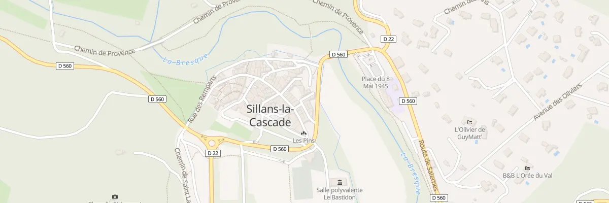 Plan du 10 Rue du Safranier à Sillans-la-Cascade