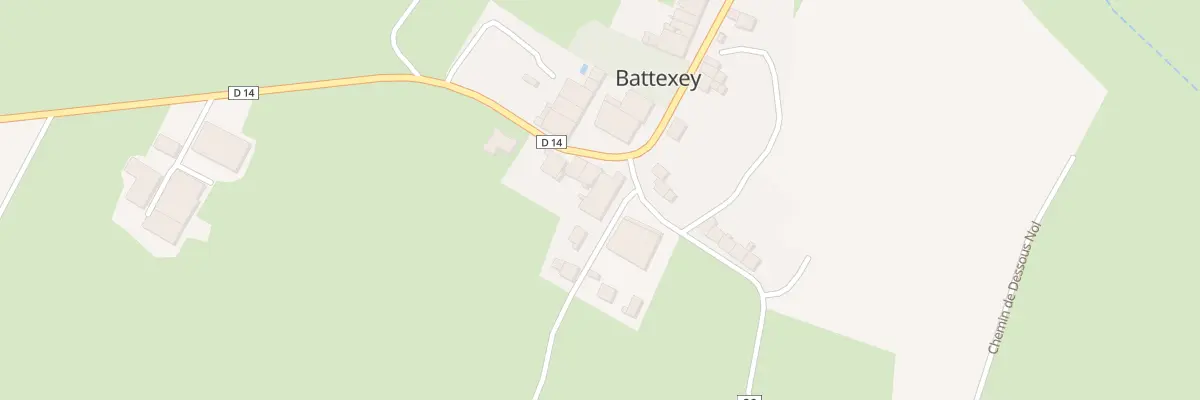 Plan du 25 Le Village à Battexey