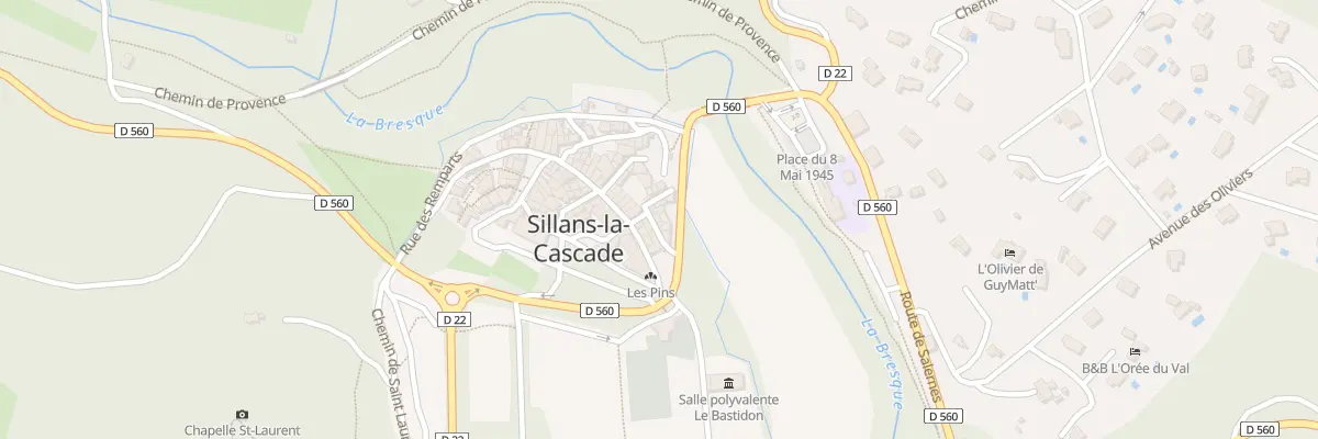 Plan du 6 Rue du Safranier à Sillans-la-Cascade