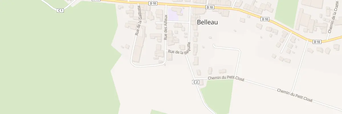 Plan du 12 Rue des Ailleux à Belleau