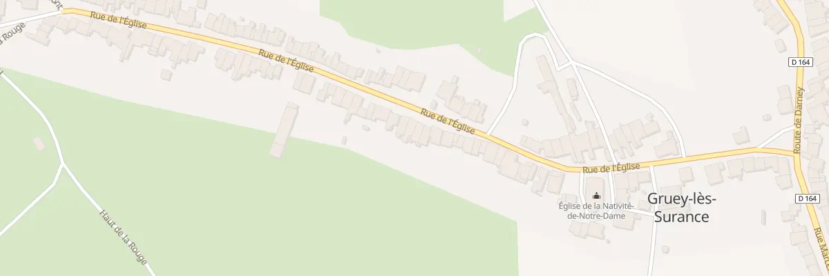 Plan du 45 Rue de l’Eglise à Gruey-lès-Surance
