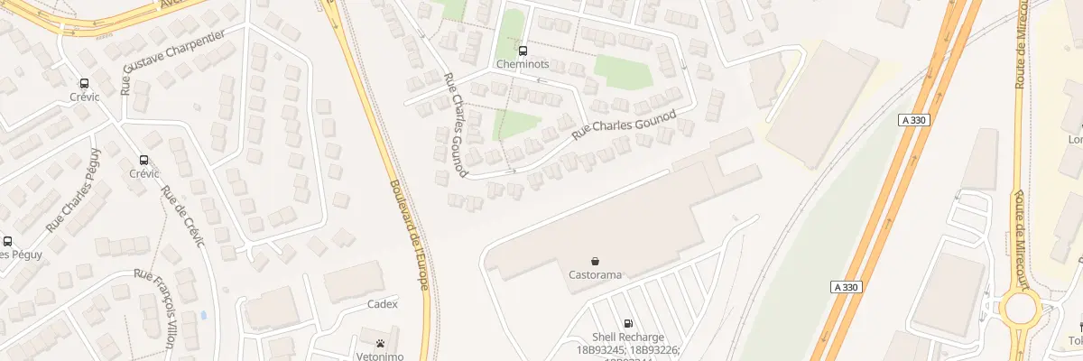 Plan du 104 Rue Charles Gounod à Vandœuvre-lès-Nancy
