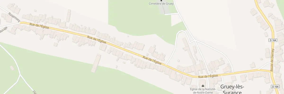Plan du 42 Rue de l’Eglise à Gruey-lès-Surance