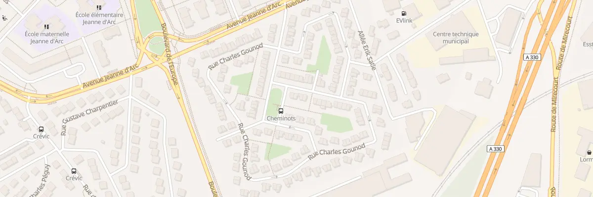Plan du 105 Rue Charles Gounod à Vandœuvre-lès-Nancy