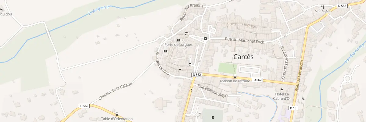 Plan du 6564 Pl du Château à Carcès