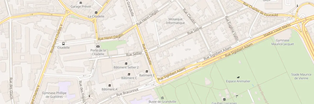 Plan du 18 Rue Sellier à Nancy