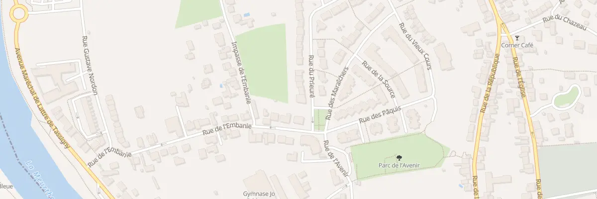 Plan du 1 Rue du Prieuré à Malzéville