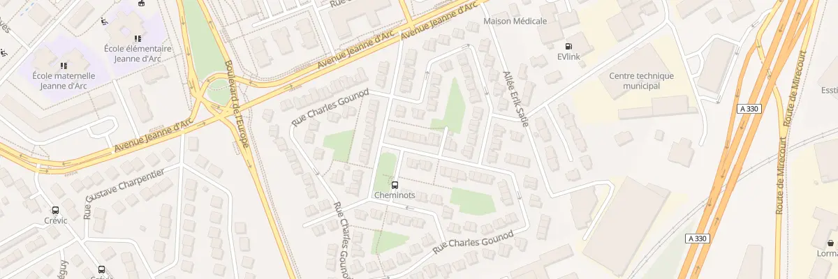 Plan du 172 Rue Charles Gounod à Vandœuvre-lès-Nancy