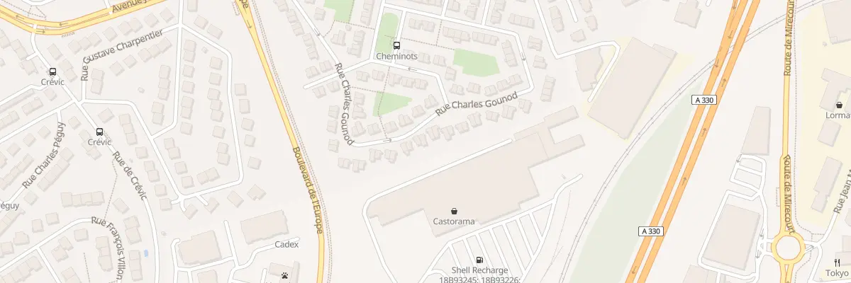 Plan du 108 Rue Charles Gounod à Vandœuvre-lès-Nancy