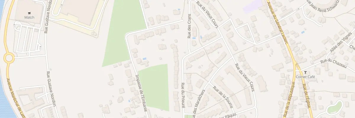 Plan du 25 Rue du Prieuré à Malzéville