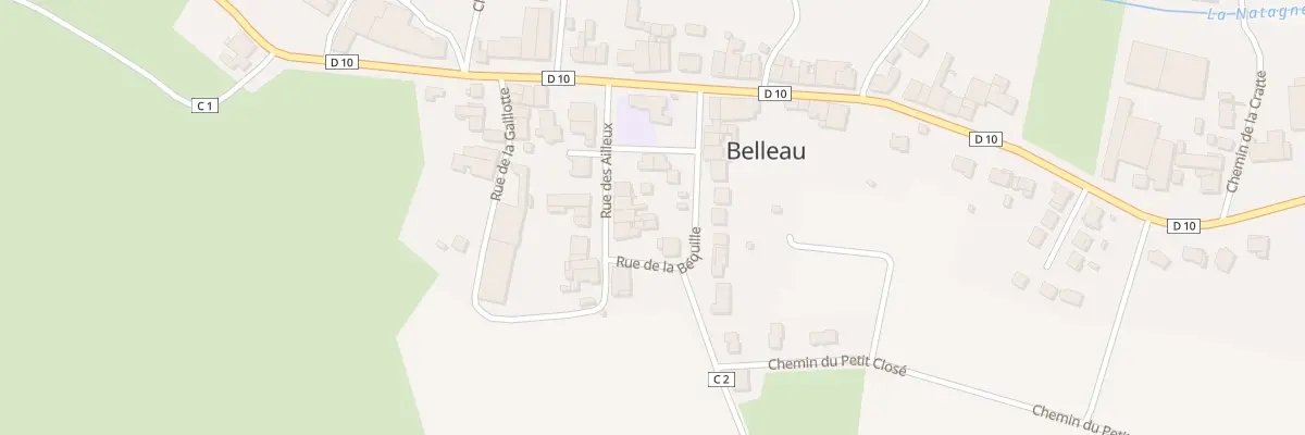 Plan du 5 Rue des Ailleux à Belleau