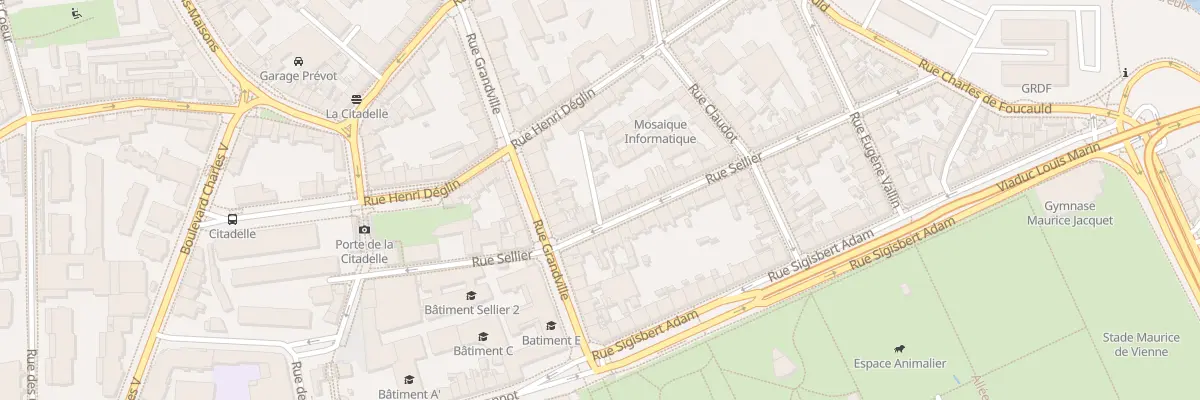 Plan du 23 Rue Sellier à Nancy