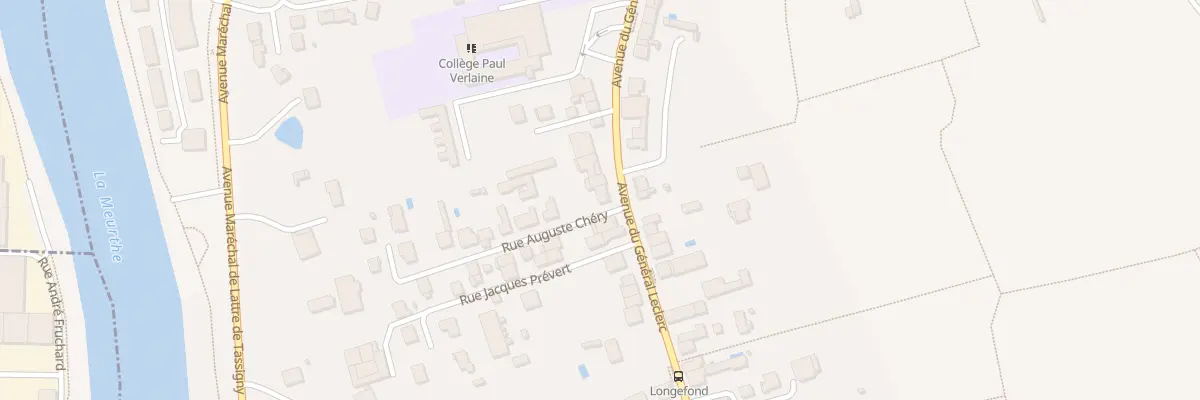 Plan du 137 Av du Gen Leclerc à Malzéville