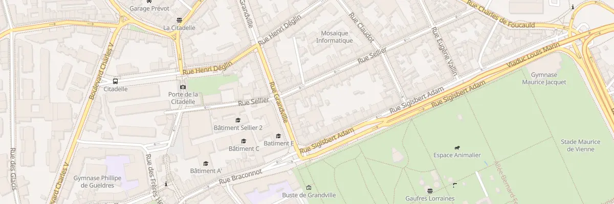 Plan du 20 Rue Sellier à Nancy
