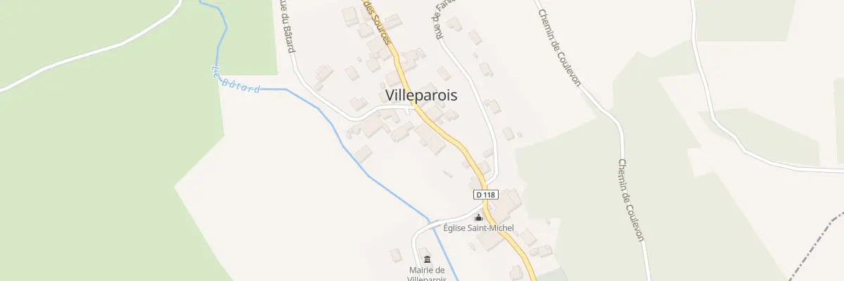Plan du 15 Rue des Sources à Villeparois