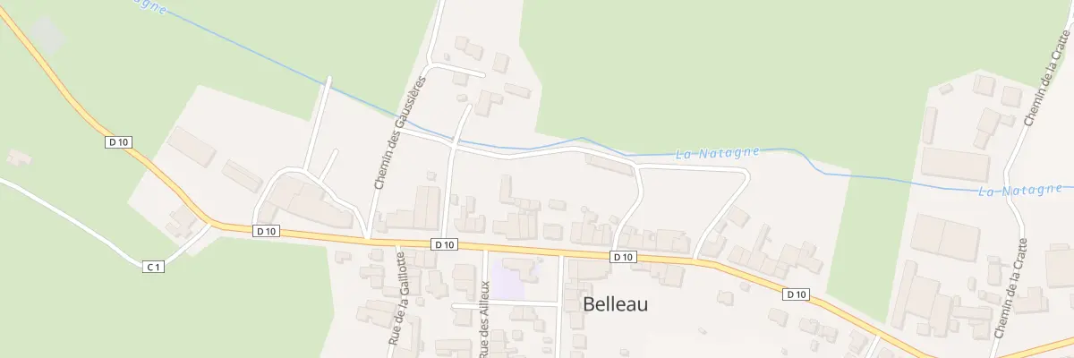 Plan du 15 Rue de la Madeleine à Belleau