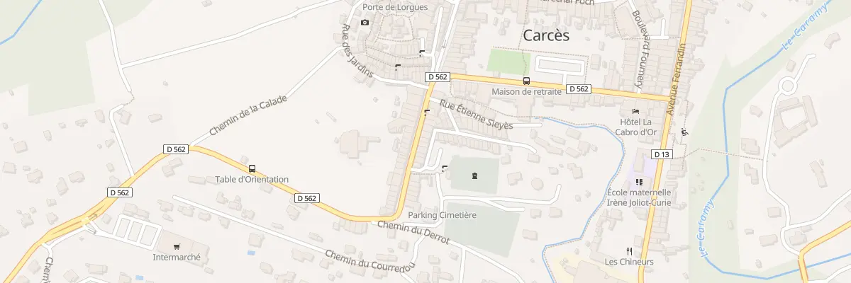 Plan du 43 Av Georges Clemenceau à Carcès