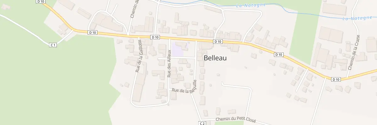 Plan du 4 Rue Abel Simard à Belleau