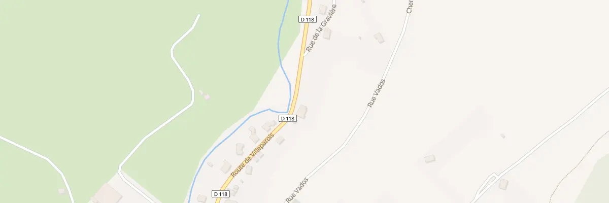 Plan du 32 Rte de Villeparois à Coulevon