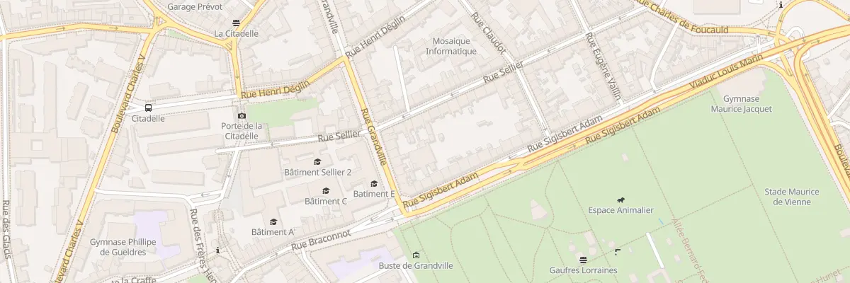 Plan du 22 Rue Sellier à Nancy